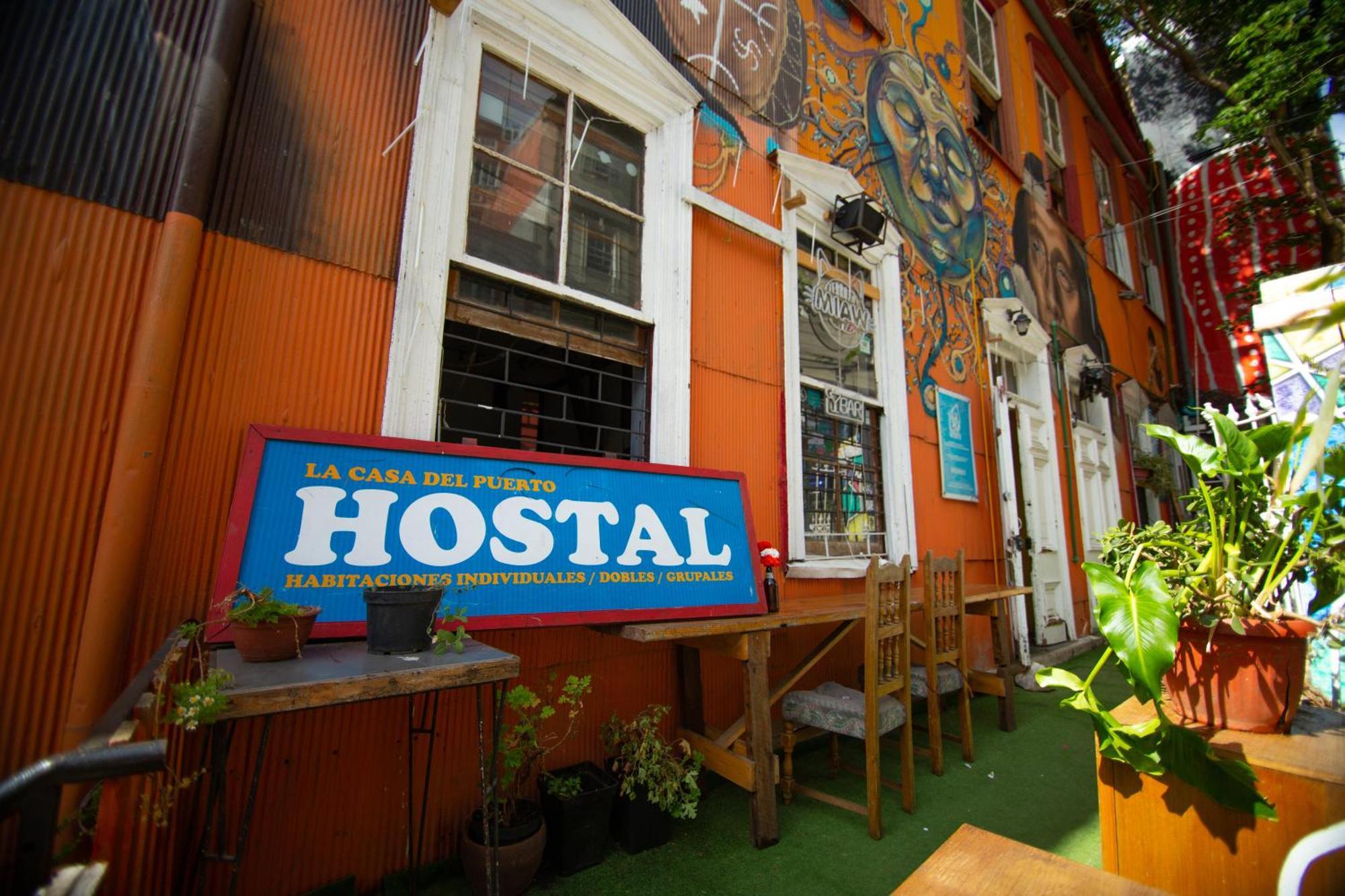 La Casa Del Puerto, Hostal Cultural, Cerro Alegre Valparaiso Luaran gambar